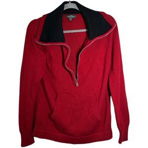 Woman's 3/4 zip Sweater Size M